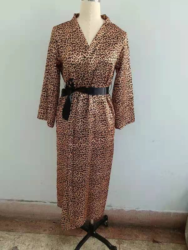 Ferocious Leopard Print Gown