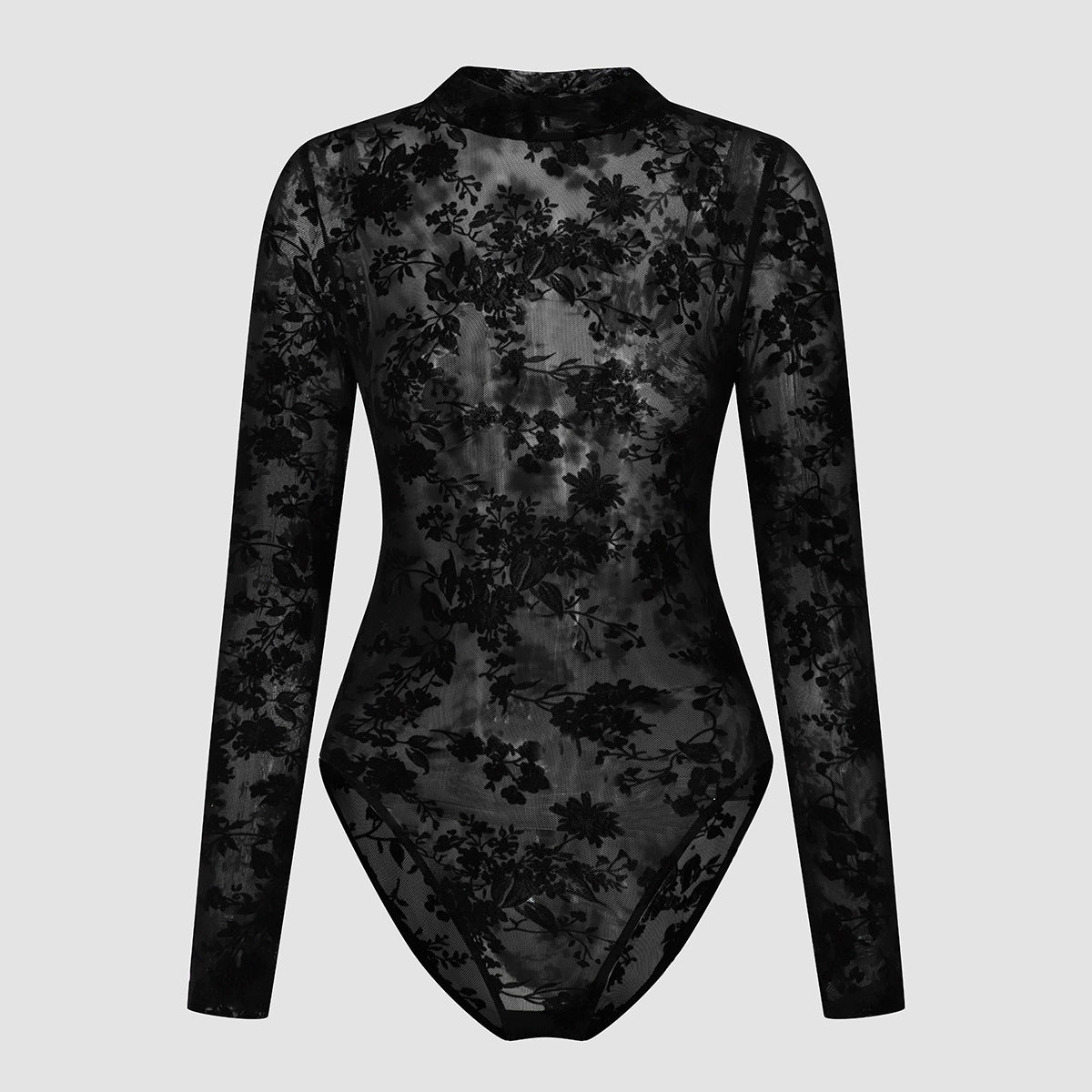 Long Sleeve Mesh Bodysuit