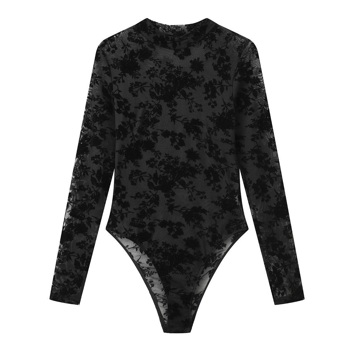 Long Sleeve Mesh Bodysuit