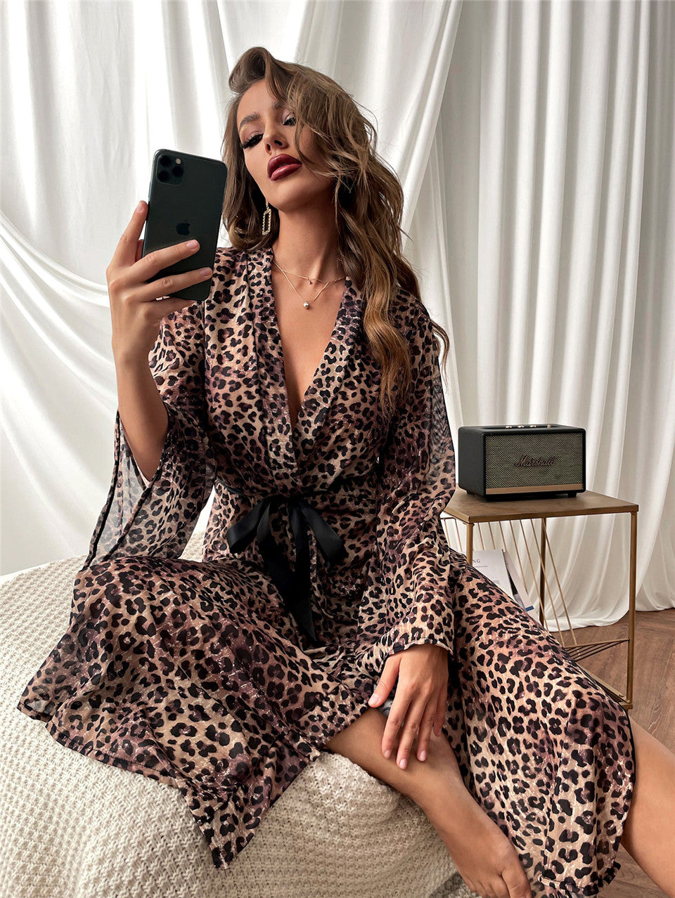 Ferocious Leopard Print Gown