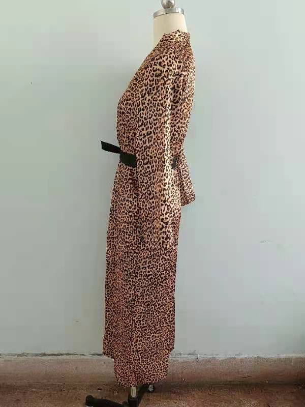 Ferocious Leopard Print Gown
