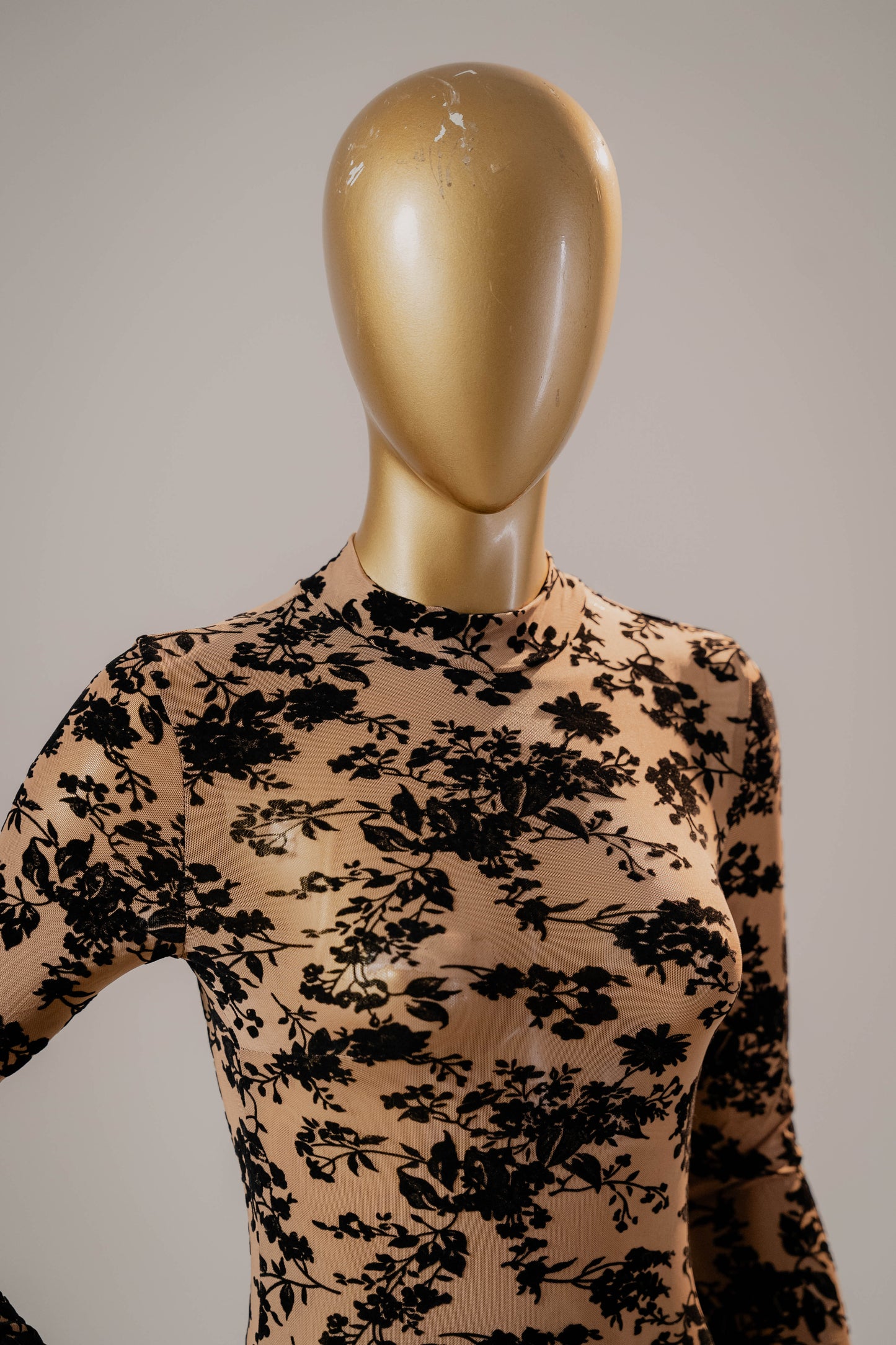 Long Sleeve Mesh Bodysuit