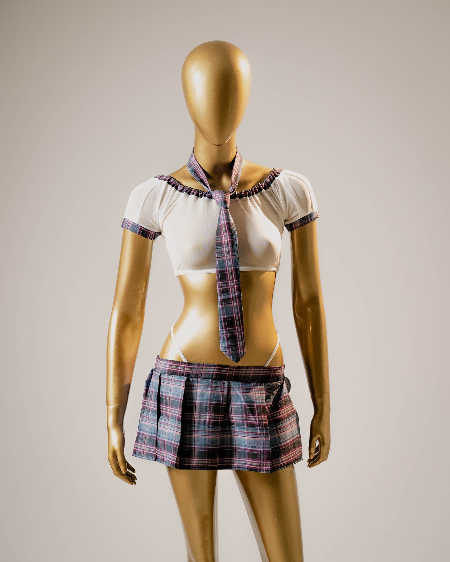 Coed Cutie Costume: Playful and Chic College Girl Ensemble