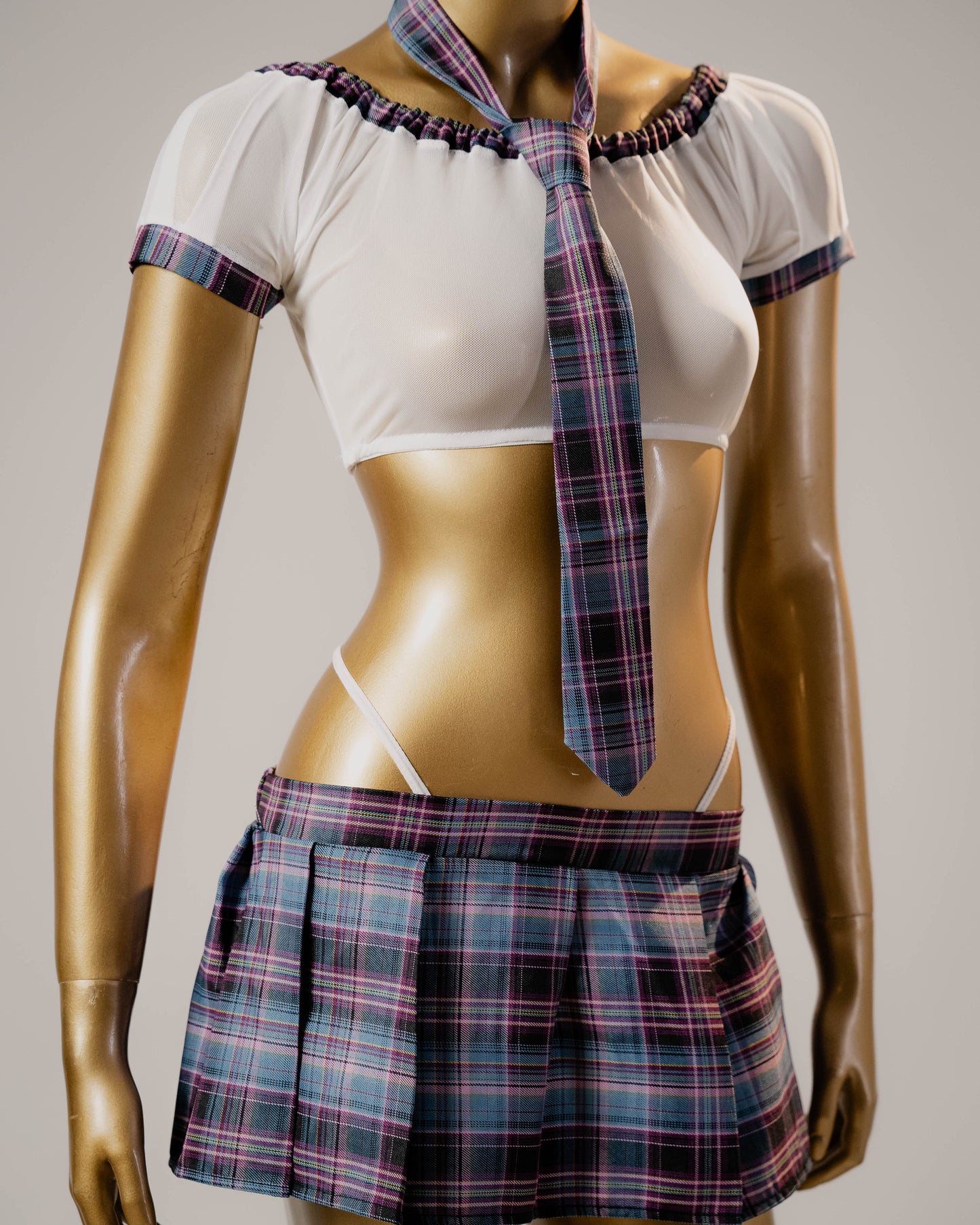 Coed Cutie Costume: Playful and Chic College Girl Ensemble