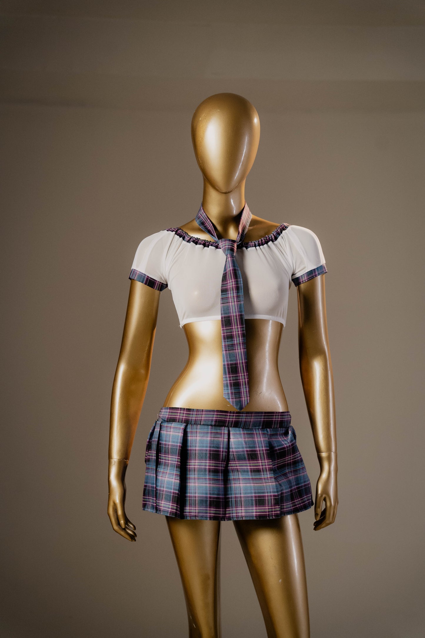 Coed Cutie Costume: Playful and Chic College Girl Ensemble