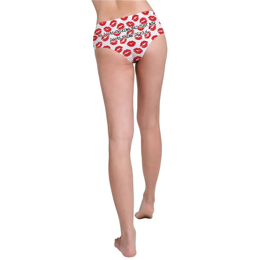 Flirty Panties (Sexy Kisses Print)