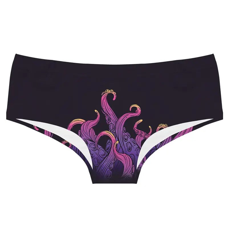Flirty Panties (Tentacles Print)