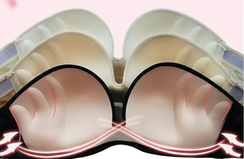 Invisible Anti-Skid Strapless Push-Up Bra