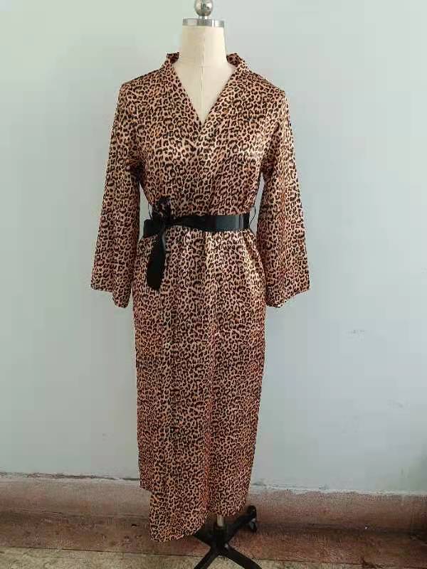 Ferocious Leopard Print Gown