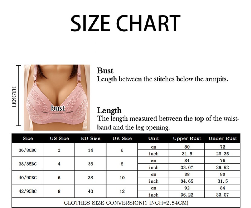 Plus Size Wireless Push up Bra