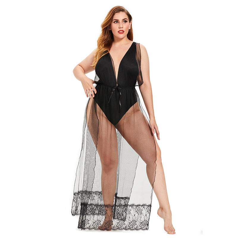 Daringly Delicate See Through Dress