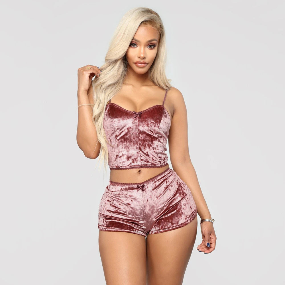 Sexy Velvet Lingerie set