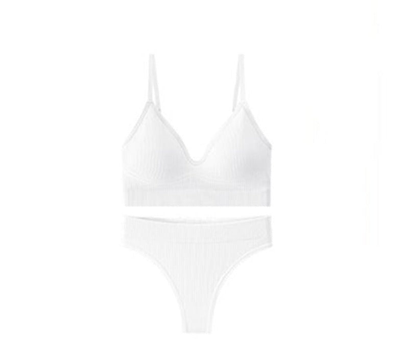 Radiant Comfort: Seamless Lingerie Set