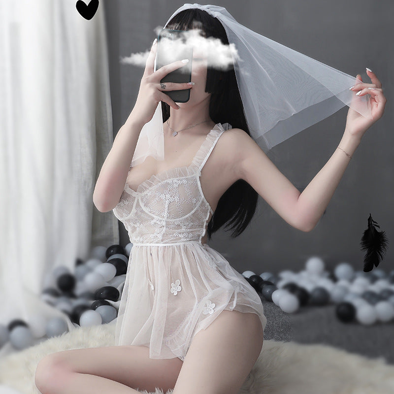 Ivory Lace Wedding Lingerie Set