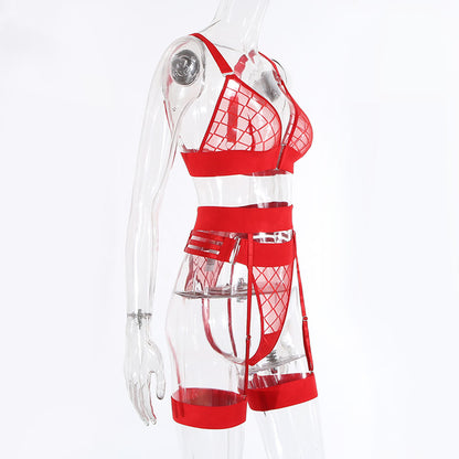 Sensual 3 Piece Lingerie set with Garter belt