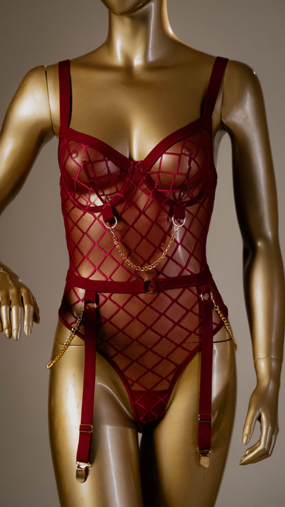 Erotic See-Through Bodysuit