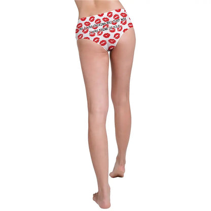 Flirty Panties (Sexy Kisses Print)