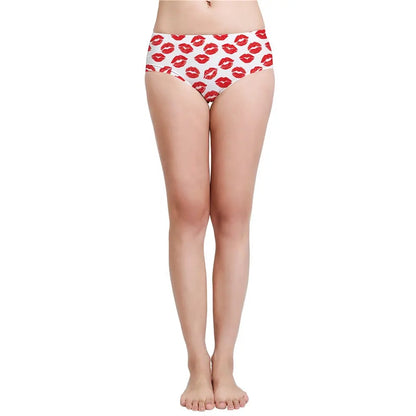 Flirty Panties (Sexy Kisses Print)