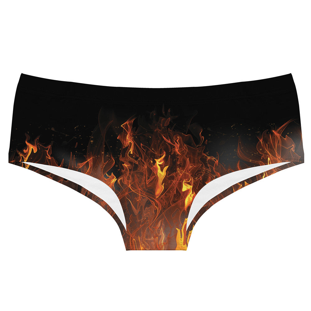 Flirty Panties (Flames Print)