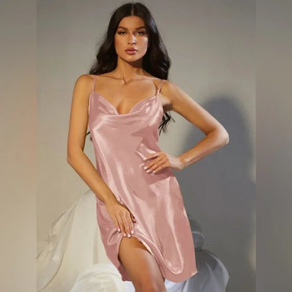 Serenity in Satin Nightdress