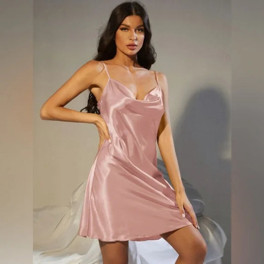 Serenity in Satin Nightdress